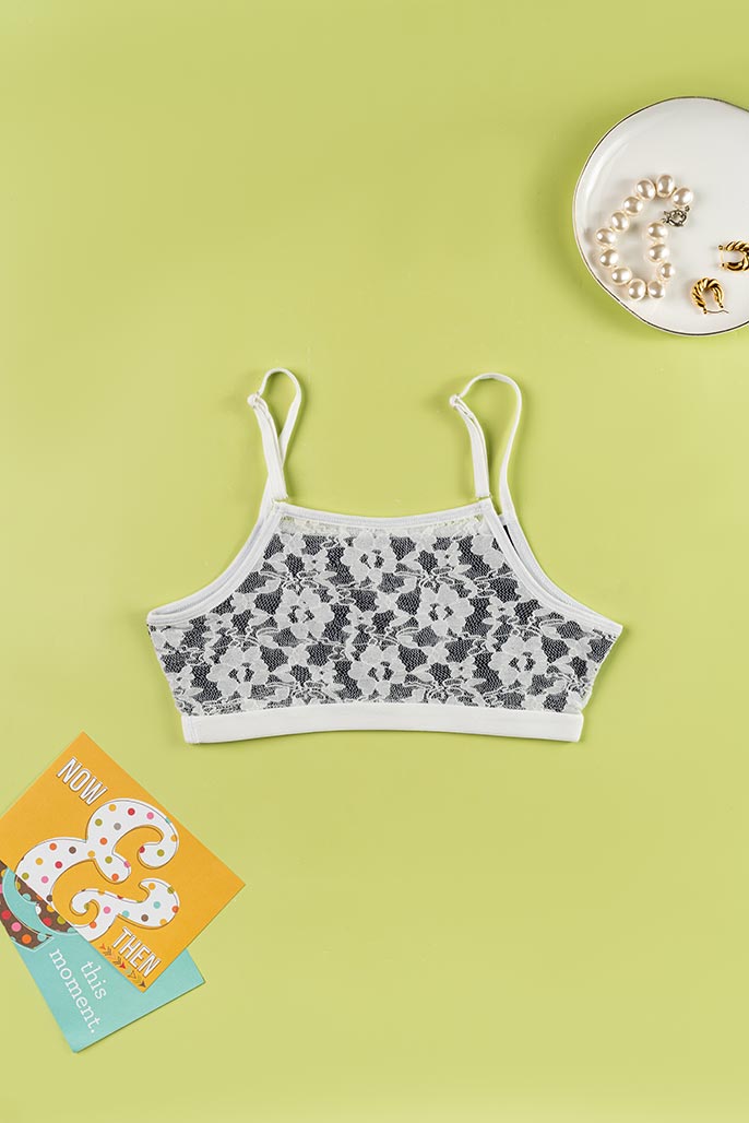 Beginner Bra - With Lace Back - Midnight Blue