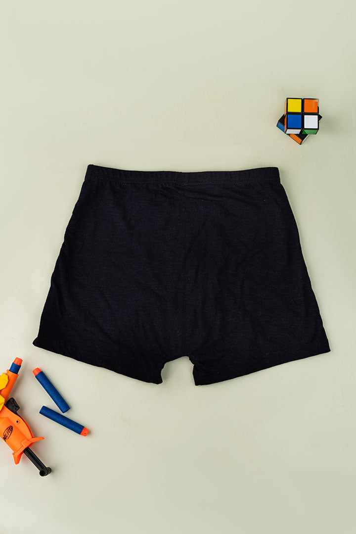 Bamboo Cotton Boy's Trunks - Black
