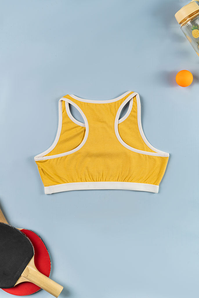 Racer Back Bra - Honey