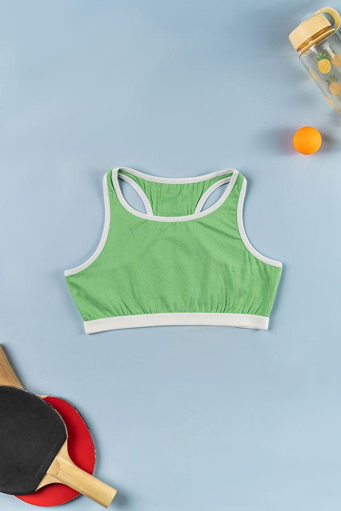 Racer Back Bra - Kiwi