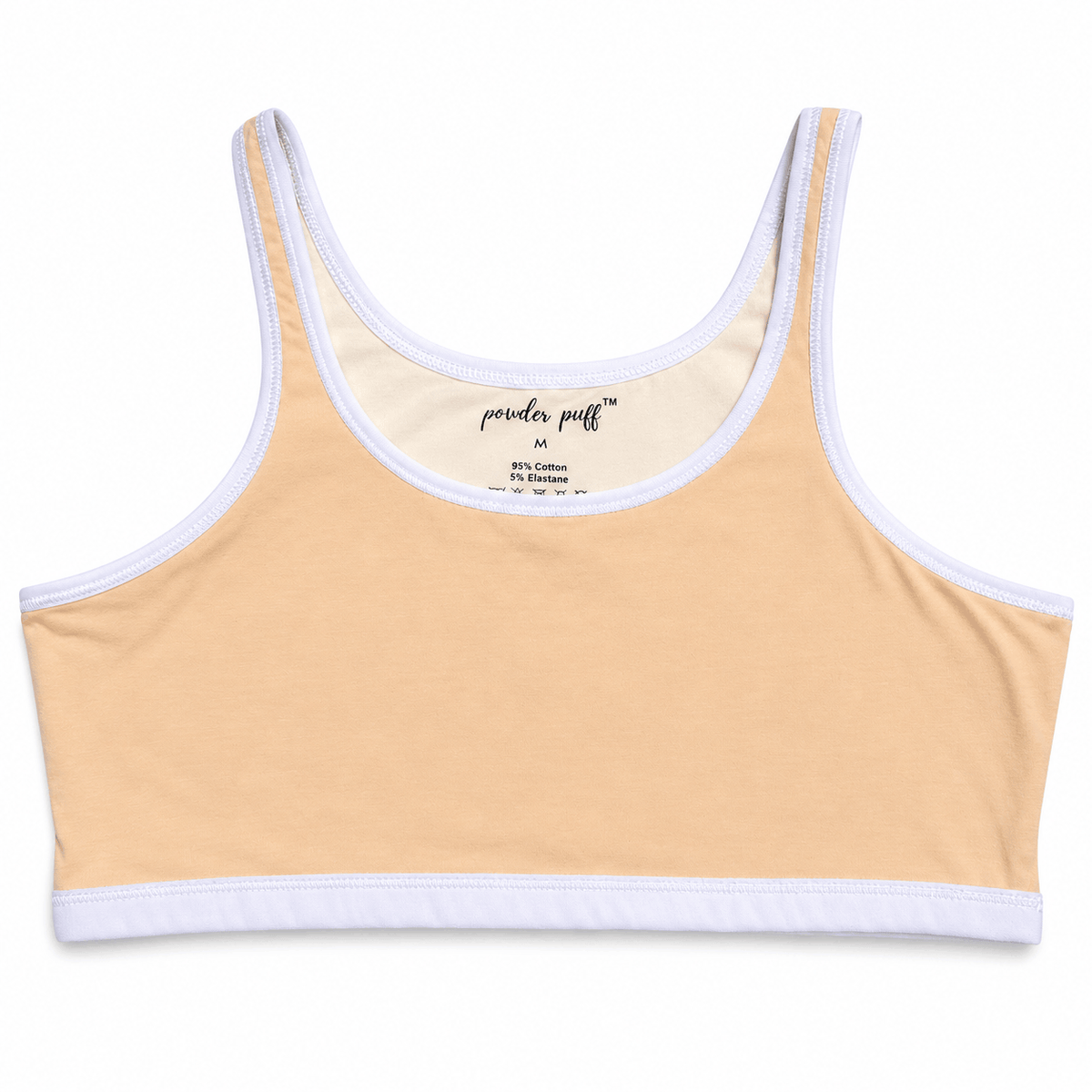 Reversible Style Sports Bra | Perfect for Girls 8–16 Years | Premium Cotton Comfort