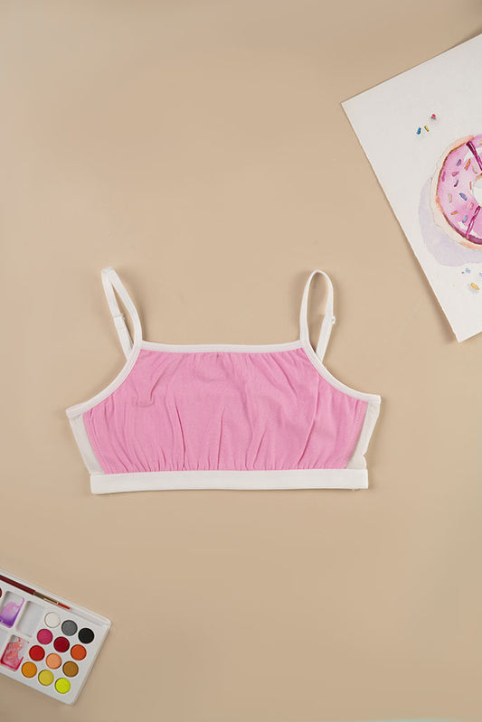 Beginner Bra - With Mesh Detail - Bubblegum