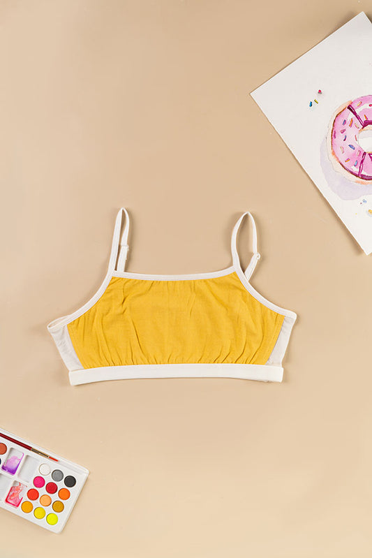 Beginner Bra - With Mesh Detail - Honey