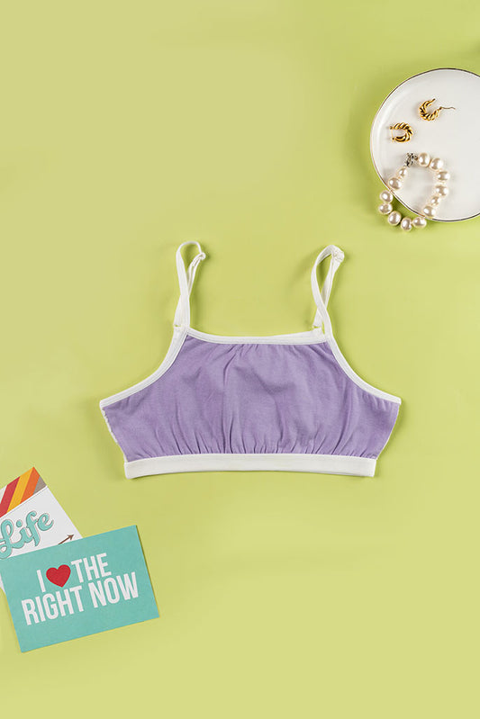Beginner Bra - With Lace Back - Orchid