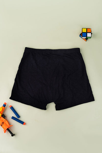 Bamboo Cotton Boy's Trunks - Black