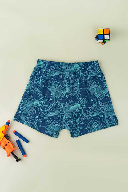 Bamboo Cotton Boy's Trunks - Tropical