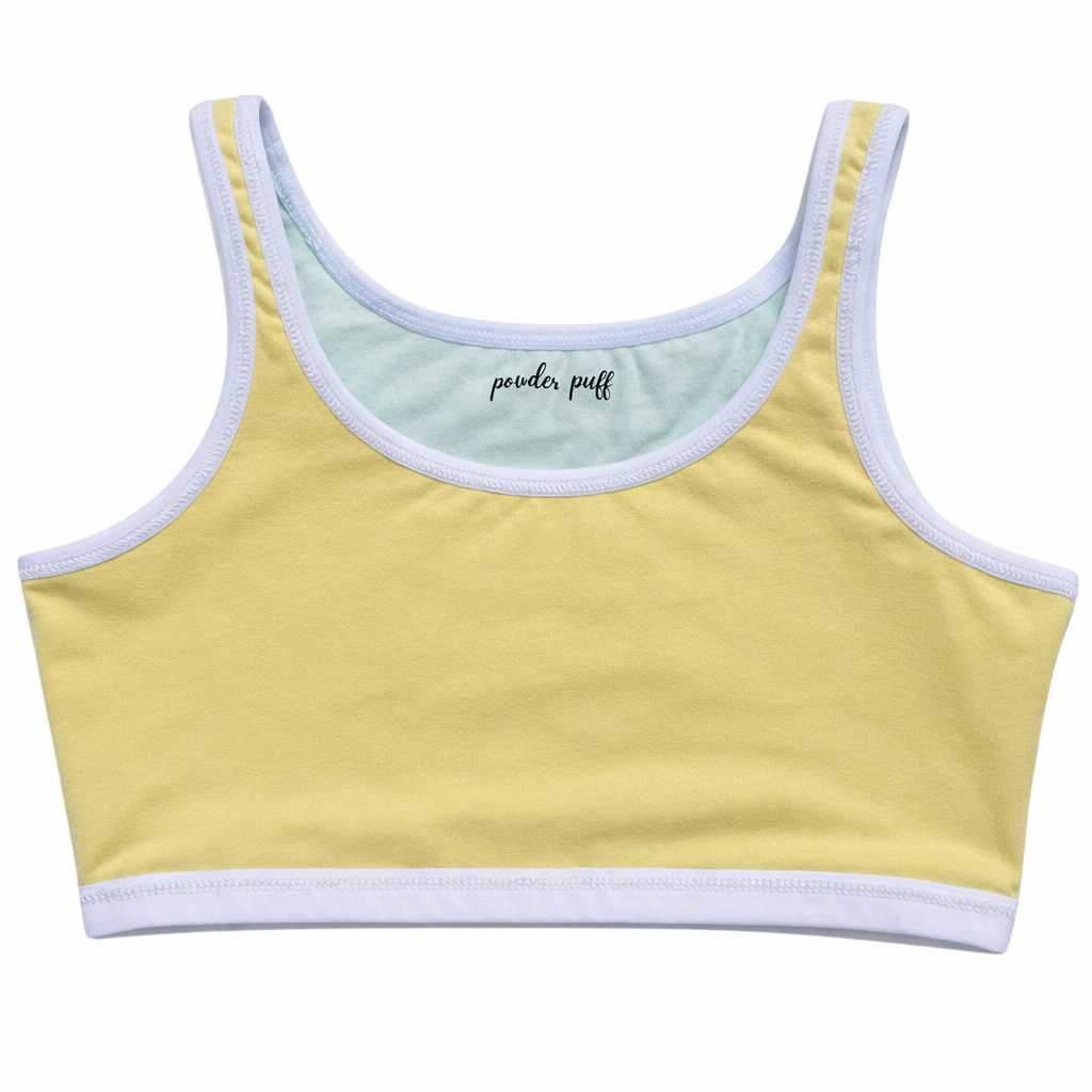 Reversible Style Sports Bra | Perfect for Girls 8–16 Years | Premium Cotton Comfort