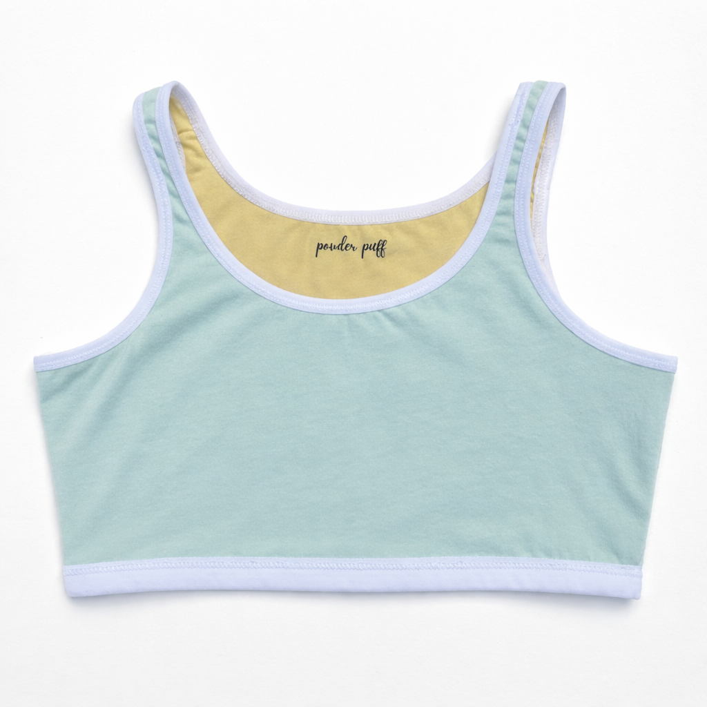 Reversible Style Sports Bra | Perfect for Girls 8–16 Years | Premium Cotton Comfort