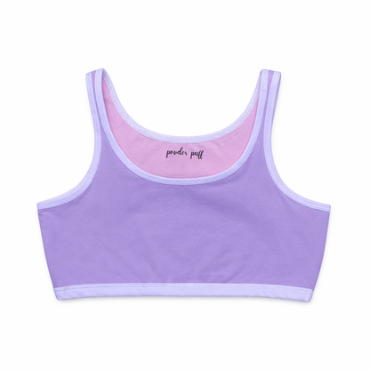 Reversible Style Sports Bra | Perfect for Girls 8–16 Years | Premium Cotton Comfort