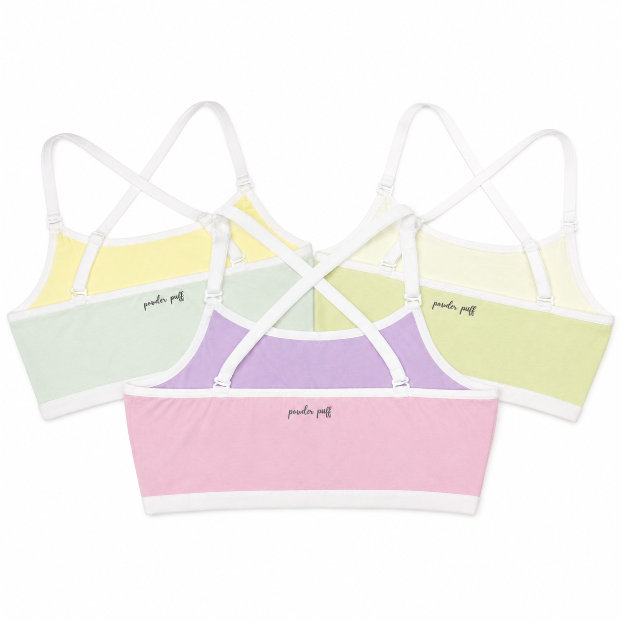 Reversible Style Bralette - Pack of 3 | Perfect for Girls 8–16 Years | Premium Cotton Comfort