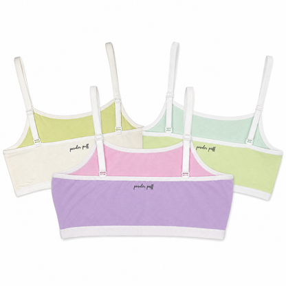 Reversible Style Bralette - Pack of 3 | Perfect for Girls 8–16 Years | Premium Cotton Comfort