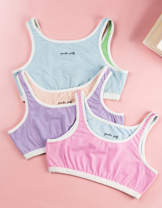 Sports Bra - Reversible Style - Pack of 3