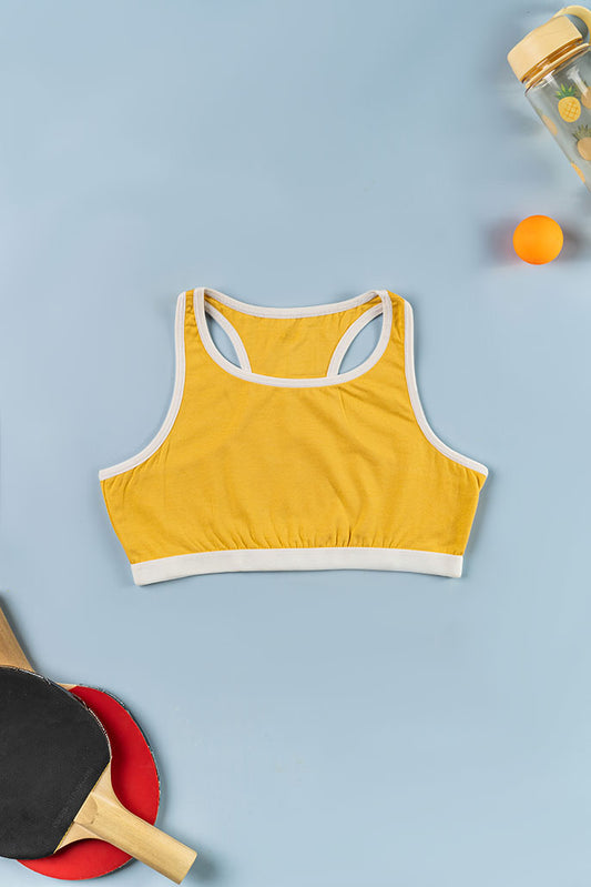 Racer Back Bra - Honey