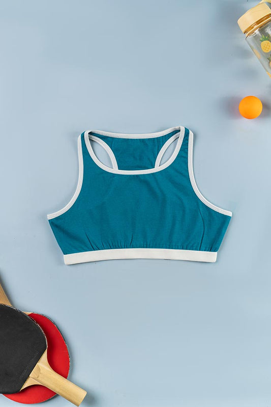 Racer Back Bra - Teal
