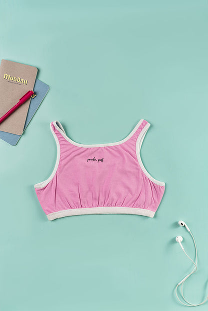 Sports Bra - Reversible Style - Bubblegum, Sky