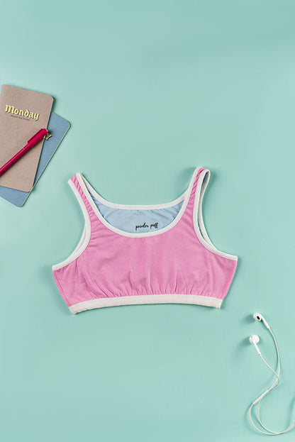 Sports Bra - Reversible Style - Bubblegum, Sky